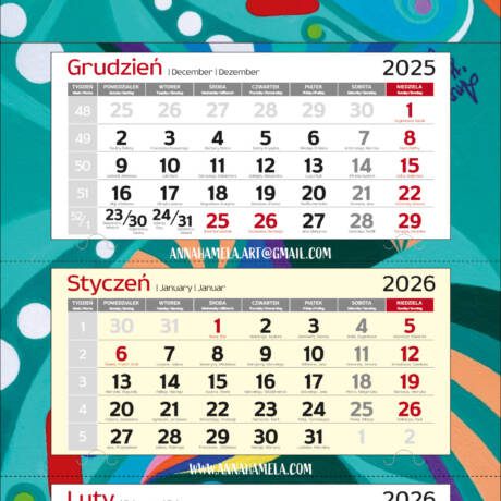 Kalendarz Marshala na 2026