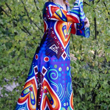 Suknia Fioletowe Serce